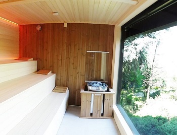 Sauna de diseño de Termosalud Spa en el exclusivo Six Senses Douro Valley